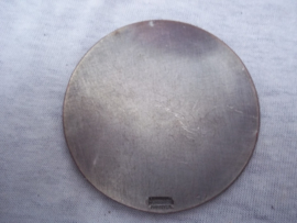 German plaque NSKK. Duitse plakette 6,5 cm doorsnee 4. Niedersächs. Heidefahrt 20-3-1938 NSKK Motorgruppe Niedersachsen, met maker.