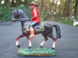 DURSO Canadian Mountain police on horse Canadese politie te paard zeer goede staat