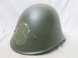 Dutch helmet, m-1934 inside Luftschutz colour. Nederlandse helm M-1934 met aan de binnenkant luftschutz kleur..