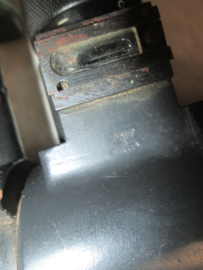 German tank sight Pz.B.W.F. 8. Duitse kijker in de originele kleur met Waffen ambt Abnahme stempels Wehrmacht Panzer Beobachtungs Winkel Fernrohr. Optisch goed.