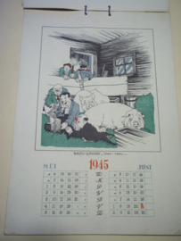 Bevrijdings kalender 1945, 2de druk, in de anonimiteit gemaakt