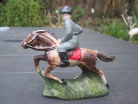 Made in Belgium French soldier on horse. Franse soldaat op paard.