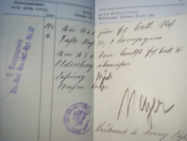 German uberweisungsnationale 1915 soldbuch