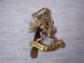 Dutch cap badge WW2 Prinses irene brigade Nederlands petembleem j.Gaunt LONDON.