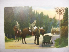 Postcard German, Duitse kaart Veldpost Bayerische Inf. Div.