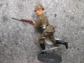 ELASTOLIN Belgium soldier with rifle, Belgische soldaat met geweer.