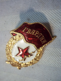 Russian Guards badge, last model. Embleem Russische garde nieuw model