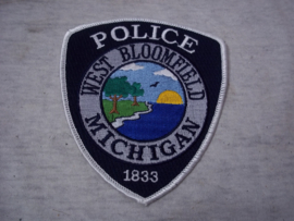 Badge, embleem West Bloomfield Michigan POLICE.