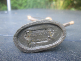 ELASTOLIN Belgium officer with sword. Belgische officier met sabel.