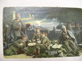 Postcard German, Duitse kaart Bayerische Inf. Div. Veldpost