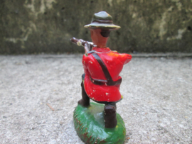 DURSO Canadian mountain police. Canadese Mountain politie in rood uniform.