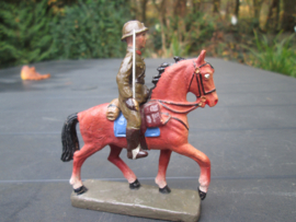 Belgium officer on horse Belgische officier op paard ongemerkt.