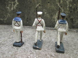 DURSO 3 Dutch sailors from the Royal navy. 3 Nederlandse matrozen van de Koninklijke marine goede staat