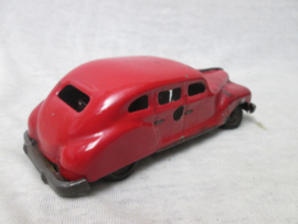 Tin/ metal toy car German made D.R.G.M. Blik/ metalen speelgoed auto opdraaibaar, werkend, Made in Germany, D.R.G.M. jaren 30-40 merk B&R of G&R isniet te zien zeldzaam stuk.