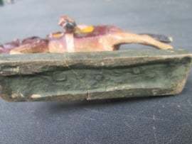 DURSO farmerboy on horse. Boerenjongen op paard.
