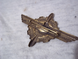 German tinnie, rally badge, Duitse tinnie Nat.Soz. Gem. Kraft durch Freude - Grossflugtag Oberwiegenfeld 30 mai 1935, een van de aparste en zeldzaamste tinnies van de organisatie Kraft durch Freude. kom je niet vaak tegen.