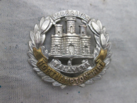 British cap badge Northamptonshire Regiment.