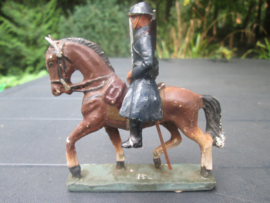 DURSO Belgium police. Belgische Rijkswacht te paard nette staat met sabel en helm.