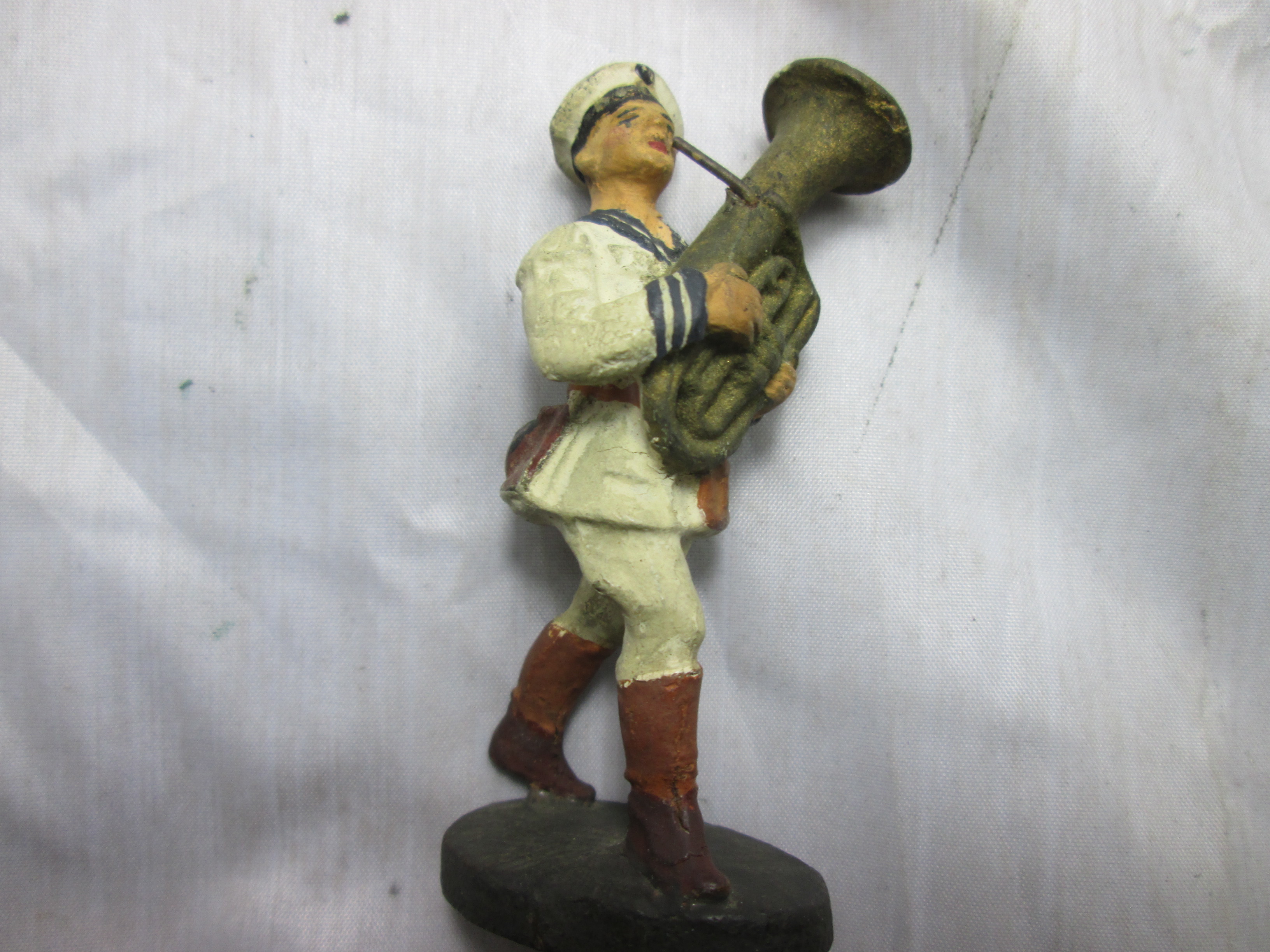 German Navy toy soldier, Duits speelgoed soldaatje Kriegsmarine Tuba blazer.