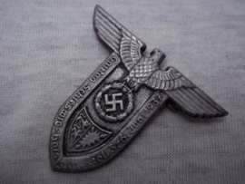 German tinnie, rally badge, Duitse tinnie Gautag Schleswig- Holstein Kiel 3-6 juni 1937