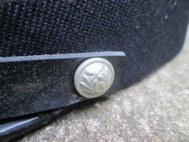 French Police cap, with front badge. Frans politie kepie met geemailleerd embleem, nette staat.