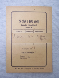 Wehrmacht schiessbuch.