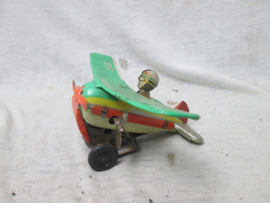 Tin Toy aeroplane, Blikken speelgoed vliegtuigje, Duitse makelij, Made in Western- Germany