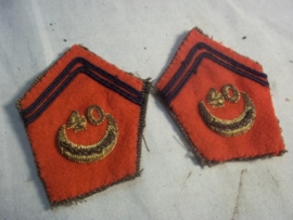 Franse kraagemblemen Zouaven Regiment