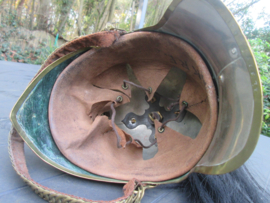 British life-guards helmet.