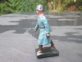 DURSO Belgium soldier officer in blue uniform. Belgische officier in blauw uniform.