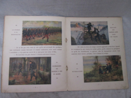 Frans boek met informatie over alle leger eenheden met zeer leuke prenten, kwalitatief een net boek. periode WO1