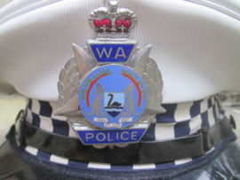 Police cap of Australia. Politie pet Australië.