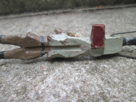 ELASTOLIN British soldier with MG Engelse soldaat met mitrailleur.