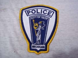 Badge, embleem POLICE MICHIGAN - City of Troy