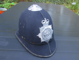 British Bobbyhelmet,  Lancashire Constabulary Engelse politie bobbyhelm.