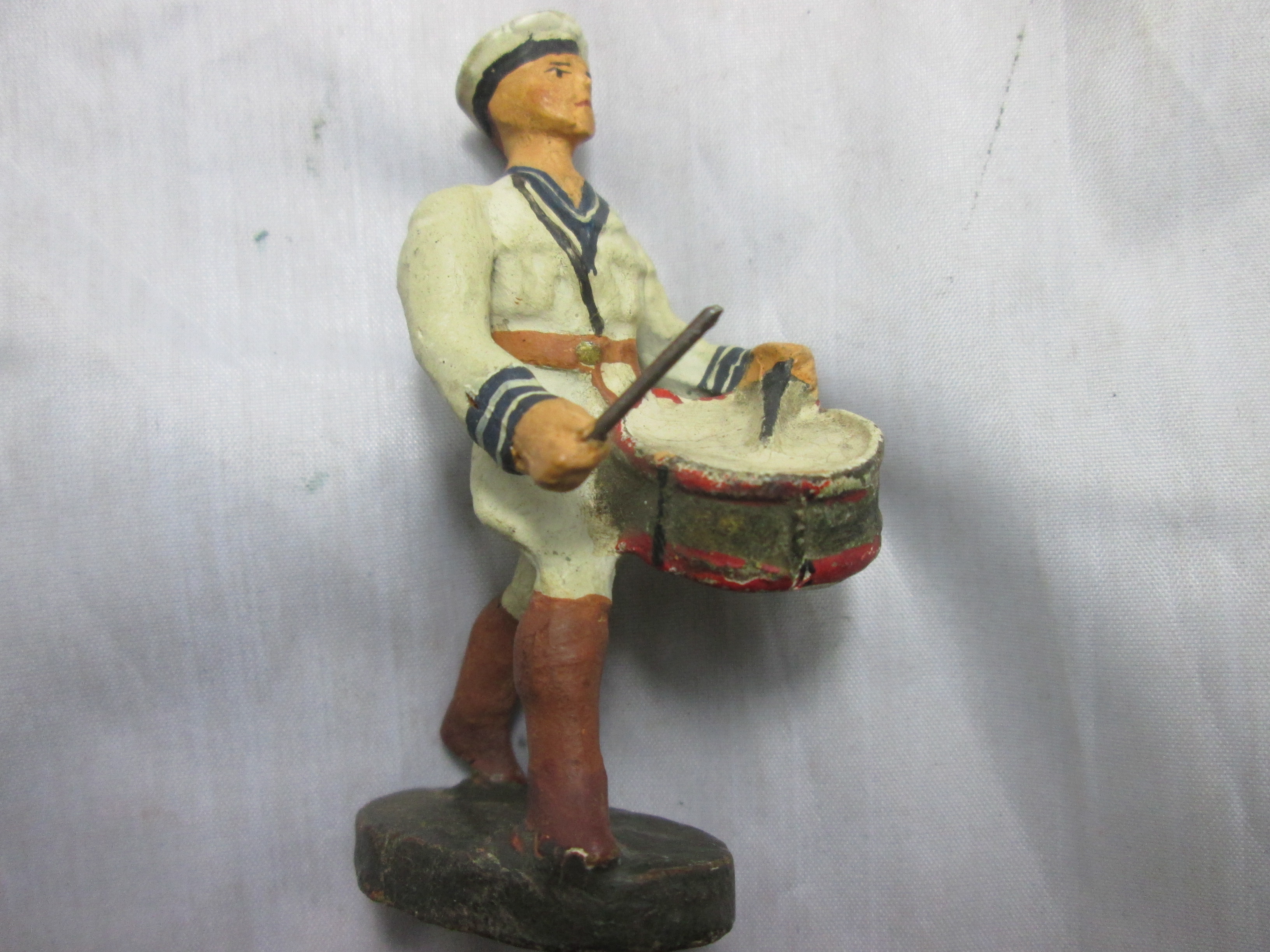 German Navy toy soldier. Duits speelgoed soldaatje Kriegsmarine trommelaar.