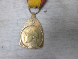 Belgische herinnerings medaille Commemoratief, 1914- 1918. goede staat