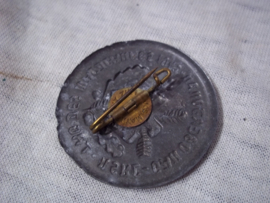 German tinnie, rally badge, Duitse tinnie SPORT, N.S.R.L. Gau- Oberdonau- Tag der Waldlaufes 1942. maker op speld.