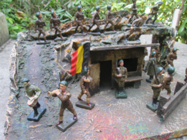 Militaire stelling zonder figuren.