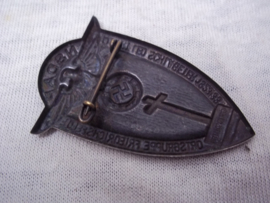 German tinnie, rally badge, Duitse tinnie NSDAP Albert leo Schlageter 1923-1933 - Ortsgruppe Friedrichsfelde.