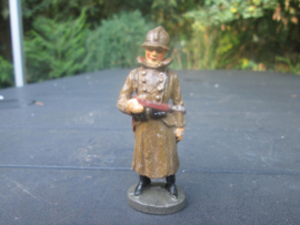 ELASTOLIN Belgium soldier on guard, Belgische soldaat op wacht.