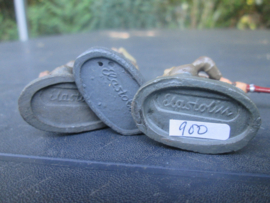 ELASTOLIN 3 shooting british soldiers. 3 schietende Engelse soldaten goede staat.