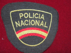 Sleeve badge POLICIA NACIONAL Spanish police Spaanse politie