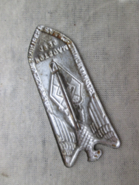 German tinnie, rally badge, Duitse tinnie  H.J. Hitler- Jugend Aufmarsch sportfest bann 35  Jungbann 1/35 Potsdam  1936
