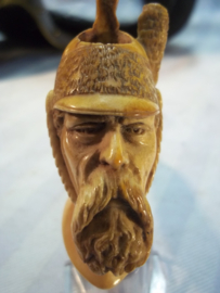 French pipe. Franse pijp, met hoofd van een Franse kurassier. perfecte staat zeer apart
