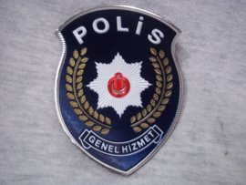Turkish Police Sleeve badge. Politie embleem Turkije met klitteband.