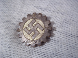 German stickpin, tinnie, Duits draagspeldje zeldzaam, very rare, DAF werber, nicely maker marked, gesgesch.