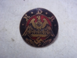 German R.D.K. member badge. Duits lidmaatschapsspeld van de REICHSBUND DER KINDERREICHEN,