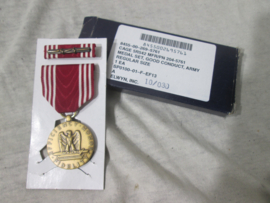 US medal, named, in box Good conduct Army. Amerikaansemedaille op naam in originele uitgifte doos.