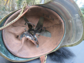 British life-guards helmet.